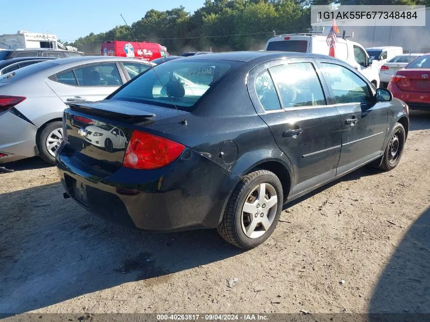 1G1AK55F677348484 2007 Chevrolet Cobalt Ls