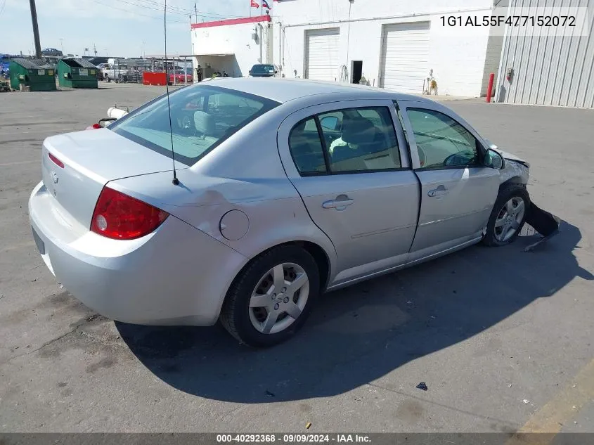 1G1AL55F477152072 2007 Chevrolet Cobalt Lt