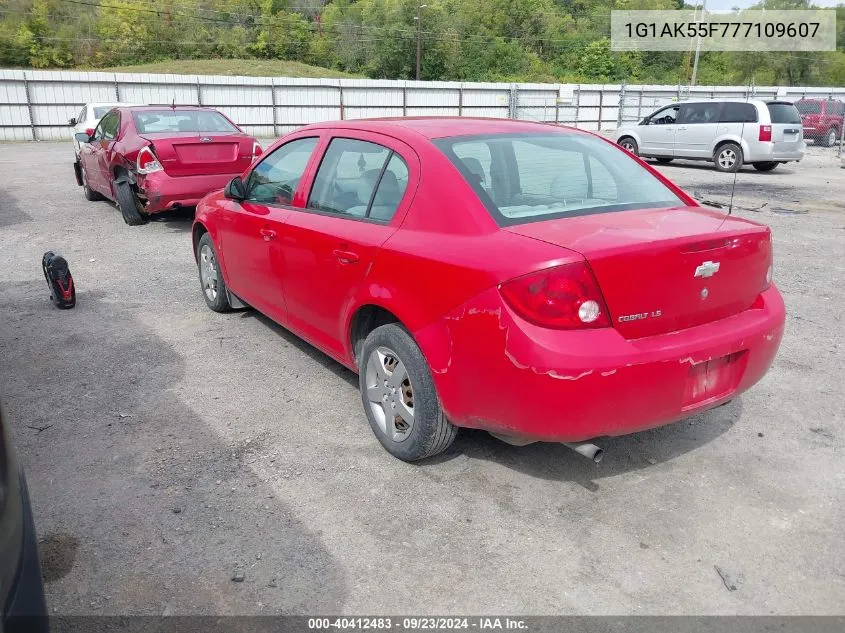 2007 Chevrolet Cobalt Ls VIN: 1G1AK55F777109607 Lot: 40412483