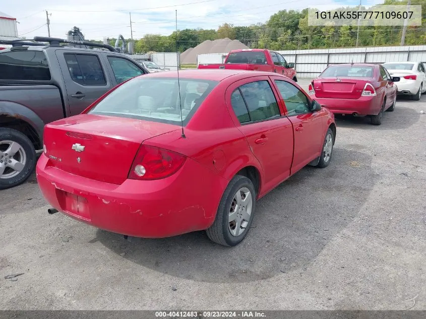 2007 Chevrolet Cobalt Ls VIN: 1G1AK55F777109607 Lot: 40412483