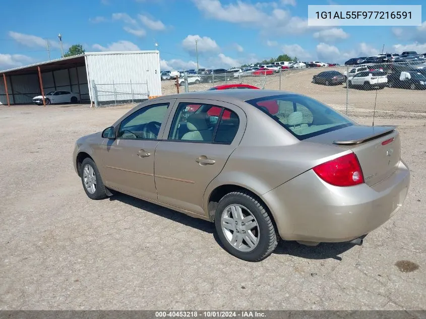 2007 Chevrolet Cobalt Lt VIN: 1G1AL55F977216591 Lot: 40453218