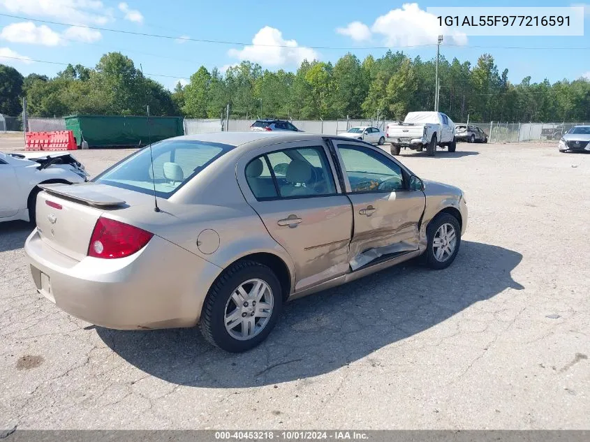 2007 Chevrolet Cobalt Lt VIN: 1G1AL55F977216591 Lot: 40453218