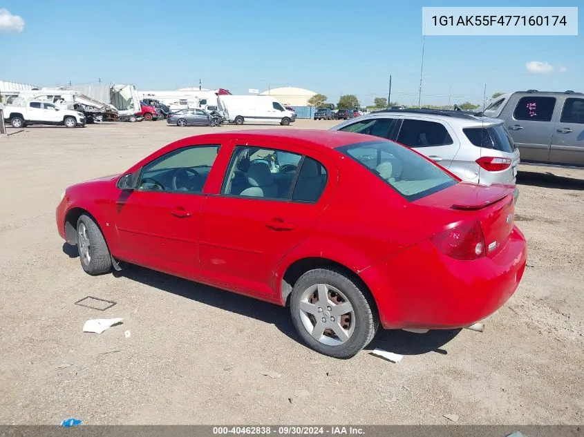 2007 Chevrolet Cobalt Ls VIN: 1G1AK55F477160174 Lot: 40462838