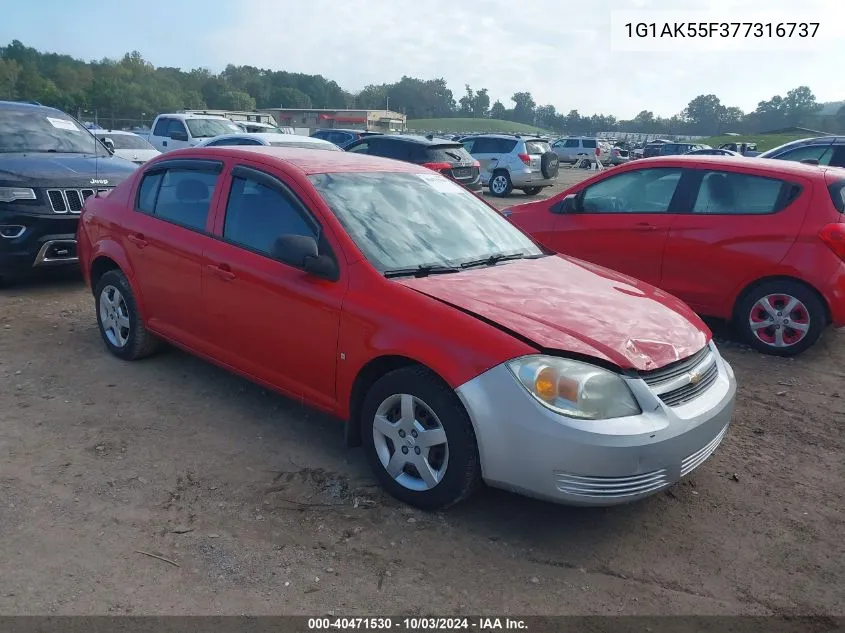 2007 Chevrolet Cobalt Ls VIN: 1G1AK55F377316737 Lot: 40471530