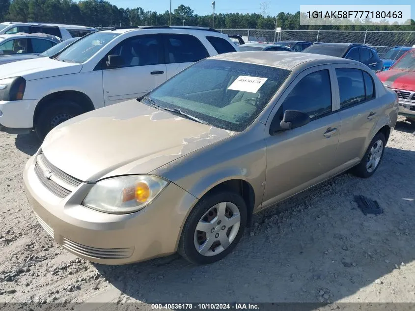 2007 Chevrolet Cobalt Ls VIN: 1G1AK58F777180463 Lot: 40536178