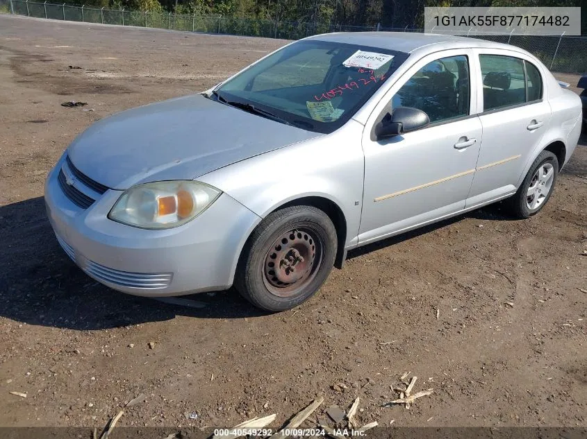 2007 Chevrolet Cobalt Ls VIN: 1G1AK55F877174482 Lot: 40549292