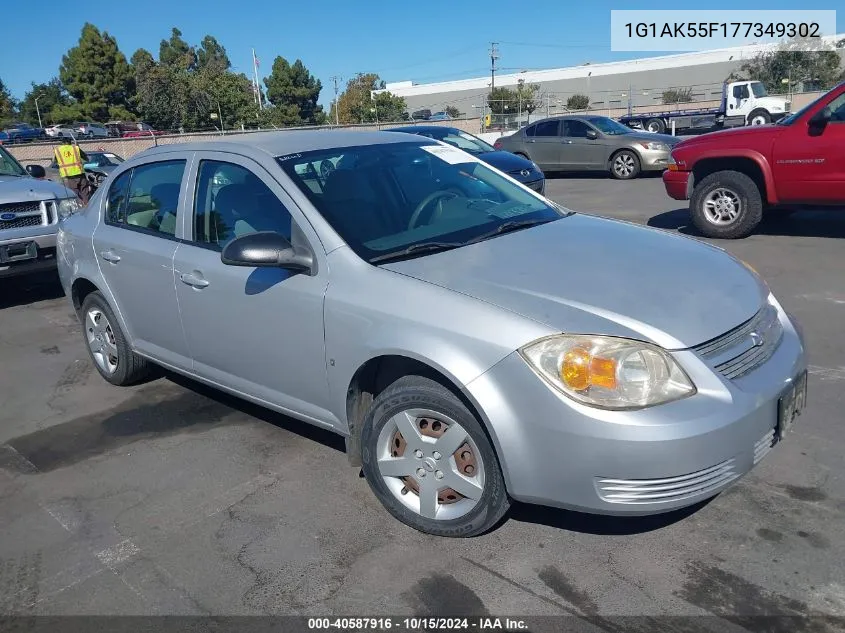 2007 Chevrolet Cobalt Ls VIN: 1G1AK55F177349302 Lot: 40587916