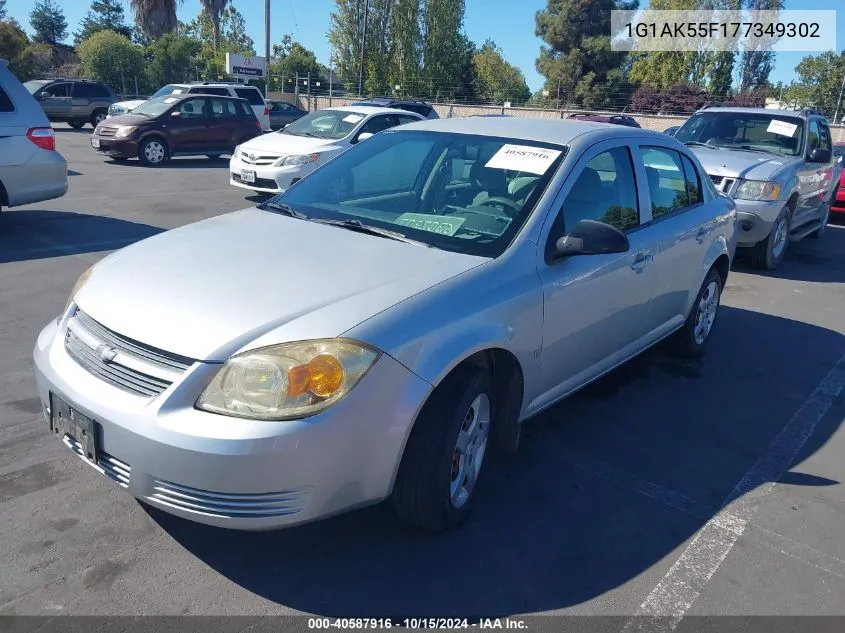 2007 Chevrolet Cobalt Ls VIN: 1G1AK55F177349302 Lot: 40587916