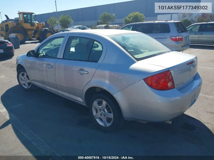 2007 Chevrolet Cobalt Ls VIN: 1G1AK55F177349302 Lot: 40587916