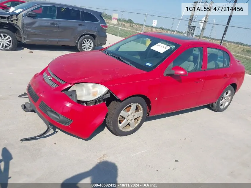 2007 Chevrolet Cobalt Lt VIN: 1G1AL55F477214456 Lot: 40592432