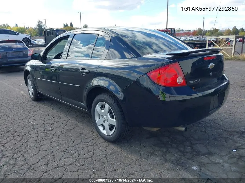 2007 Chevrolet Cobalt Ls VIN: 1G1AK55F977292850 Lot: 40607928