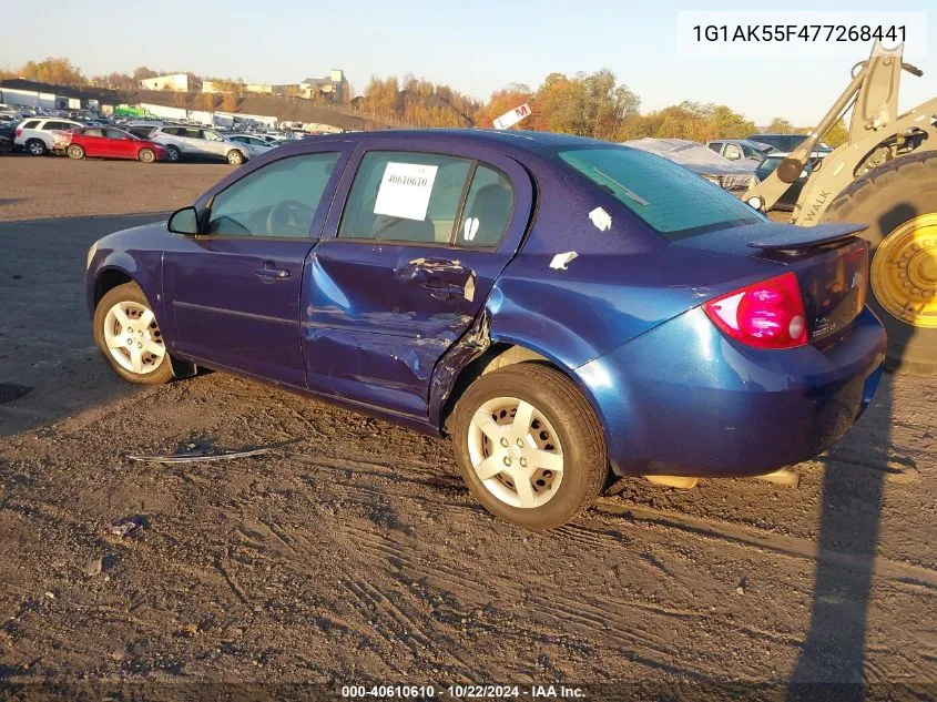 2007 Chevrolet Cobalt Ls VIN: 1G1AK55F477268441 Lot: 40610610