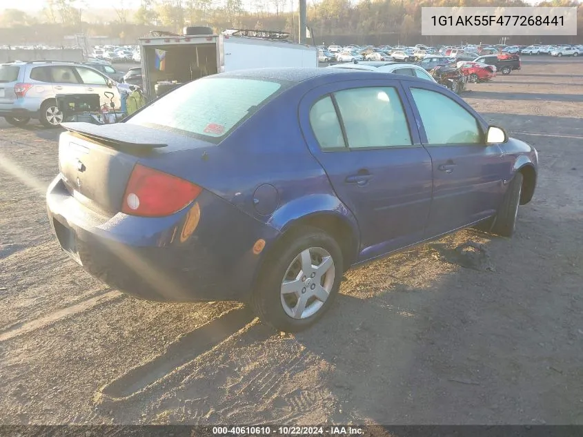 2007 Chevrolet Cobalt Ls VIN: 1G1AK55F477268441 Lot: 40610610