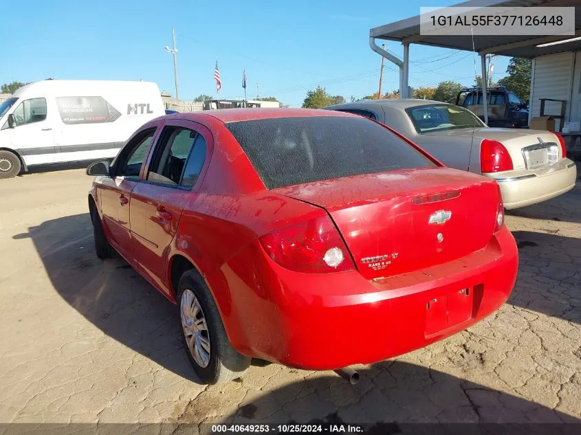 2007 Chevrolet Cobalt Lt VIN: 1G1AL55F377126448 Lot: 40649253