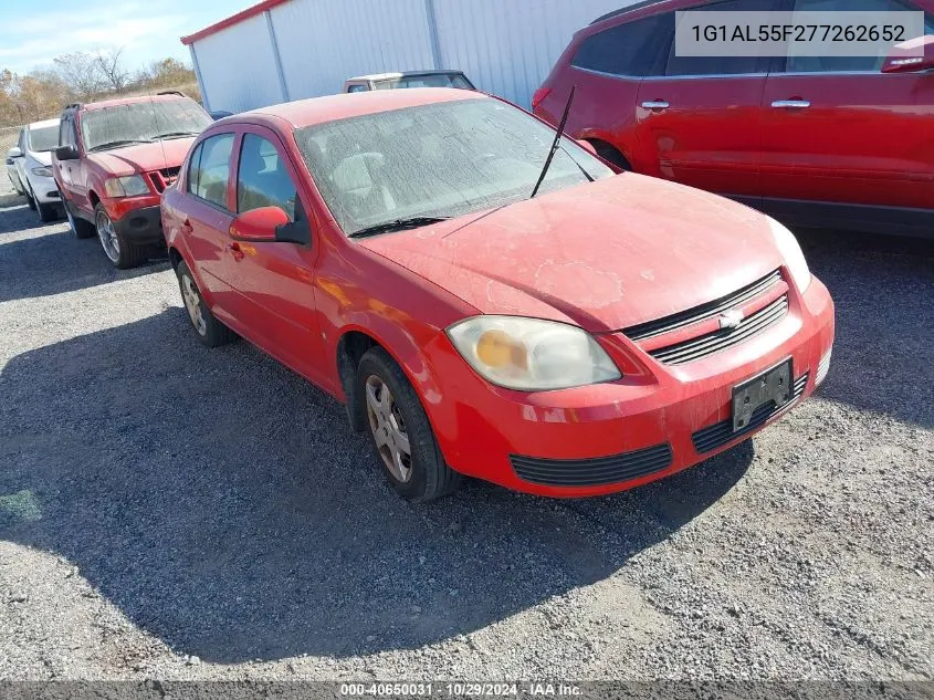 2007 Chevrolet Cobalt Lt VIN: 1G1AL55F277262652 Lot: 40650031