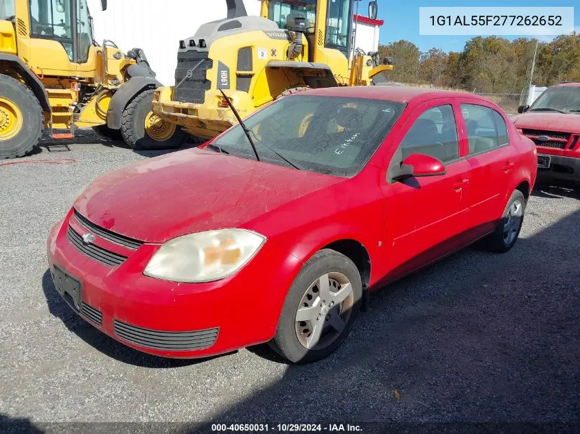 2007 Chevrolet Cobalt Lt VIN: 1G1AL55F277262652 Lot: 40650031