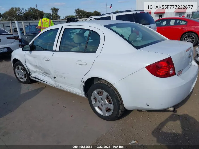 2007 Chevrolet Cobalt Ls VIN: 1G1AK55F777232677 Lot: 40652584