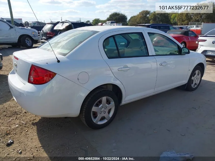 2007 Chevrolet Cobalt Ls VIN: 1G1AK55F777232677 Lot: 40652584