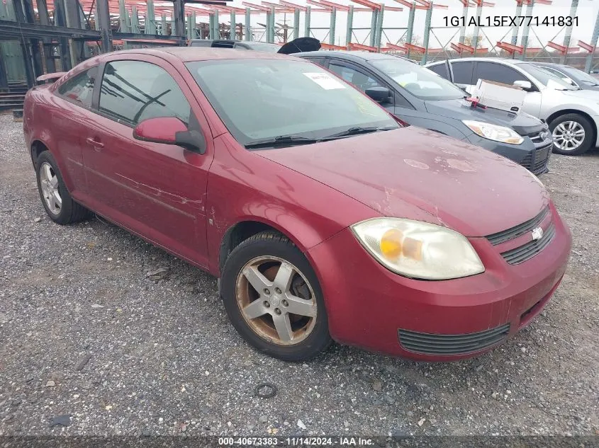 2007 Chevrolet Cobalt Lt VIN: 1G1AL15FX77141831 Lot: 40673383