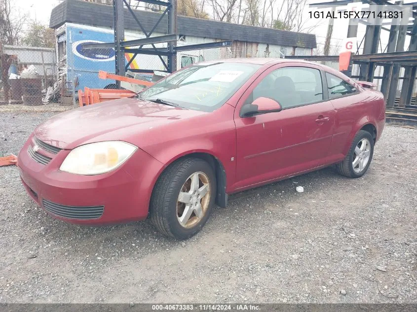 2007 Chevrolet Cobalt Lt VIN: 1G1AL15FX77141831 Lot: 40673383