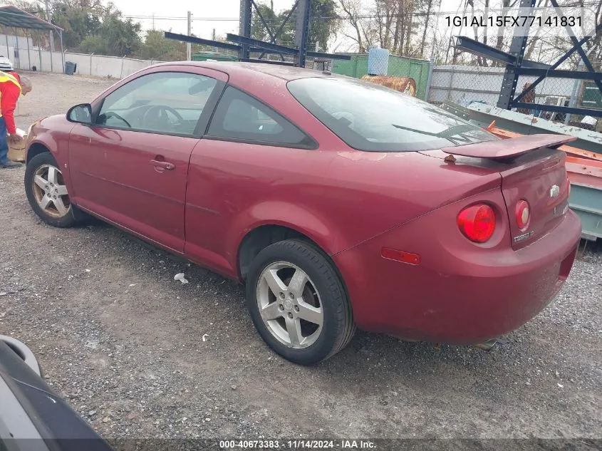 2007 Chevrolet Cobalt Lt VIN: 1G1AL15FX77141831 Lot: 40673383