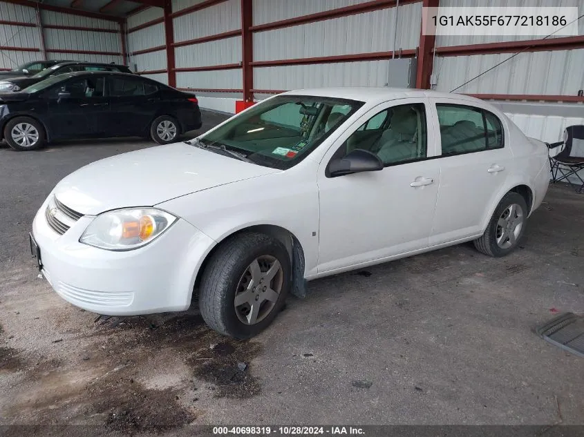 2007 Chevrolet Cobalt Ls VIN: 1G1AK55F677218186 Lot: 40698319