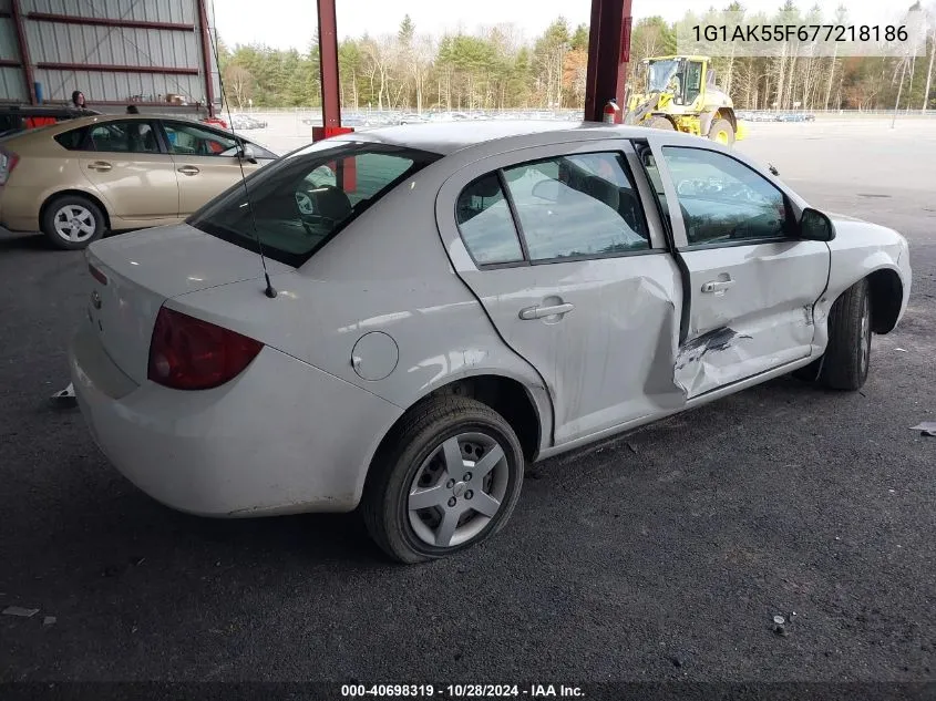 2007 Chevrolet Cobalt Ls VIN: 1G1AK55F677218186 Lot: 40698319