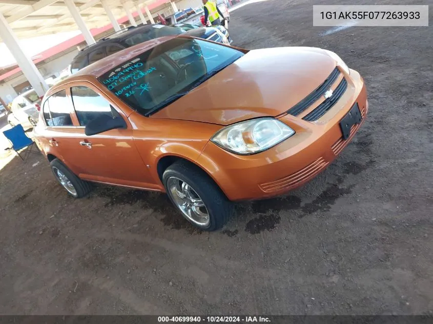 1G1AK55F077263933 2007 Chevrolet Cobalt Ls