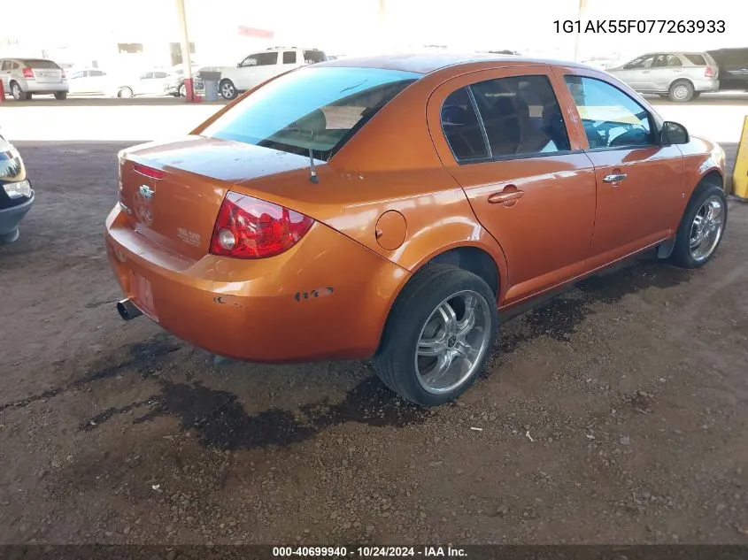 1G1AK55F077263933 2007 Chevrolet Cobalt Ls