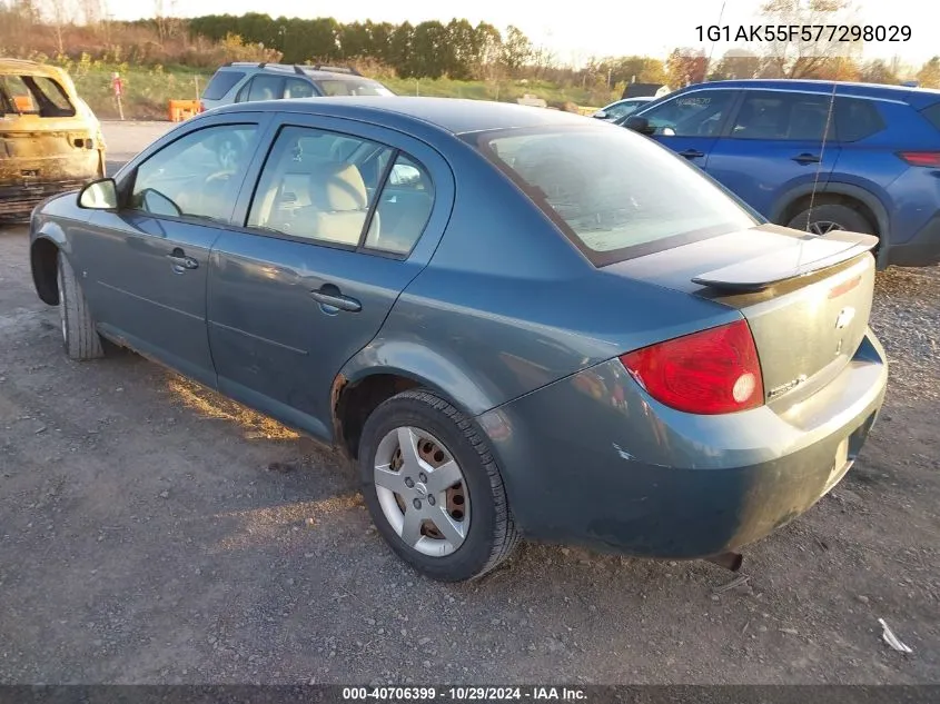 2007 Chevrolet Cobalt Ls VIN: 1G1AK55F577298029 Lot: 40706399