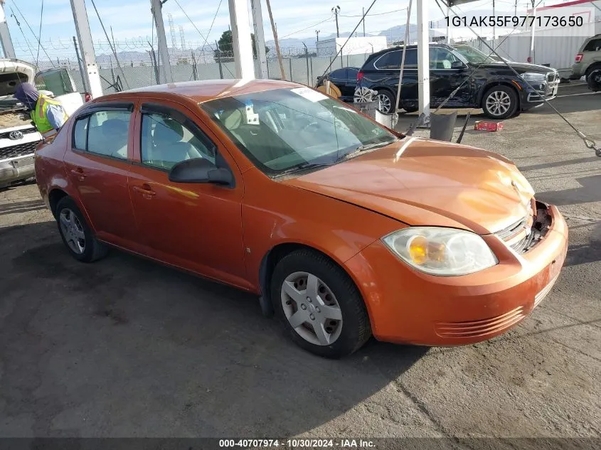 2007 Chevrolet Cobalt Ls VIN: 1G1AK55F977173650 Lot: 40707974