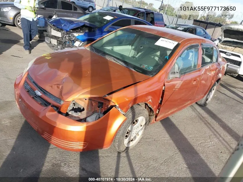 2007 Chevrolet Cobalt Ls VIN: 1G1AK55F977173650 Lot: 40707974