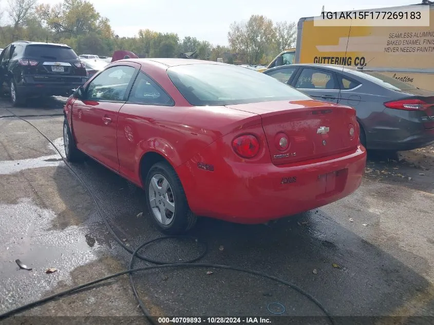 2007 Chevrolet Cobalt Ls VIN: 1G1AK15F177269183 Lot: 40709893