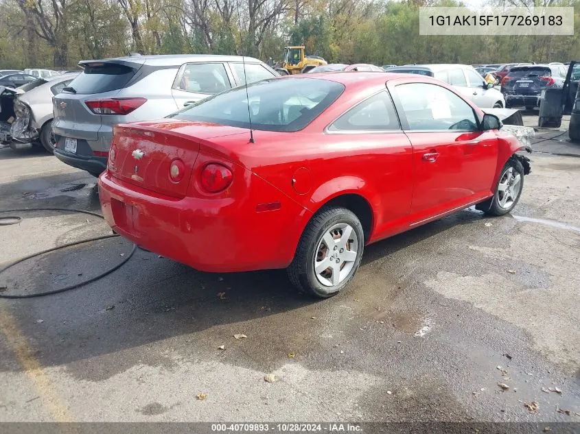 2007 Chevrolet Cobalt Ls VIN: 1G1AK15F177269183 Lot: 40709893