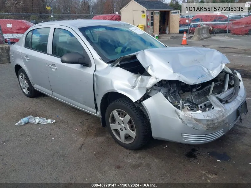 2007 Chevrolet Cobalt Ls VIN: 1G1AK55F577235335 Lot: 40770147