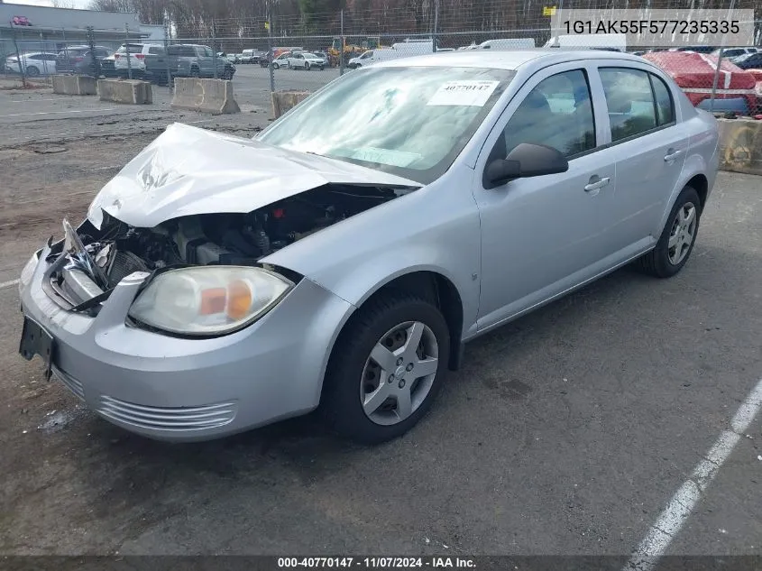 2007 Chevrolet Cobalt Ls VIN: 1G1AK55F577235335 Lot: 40770147