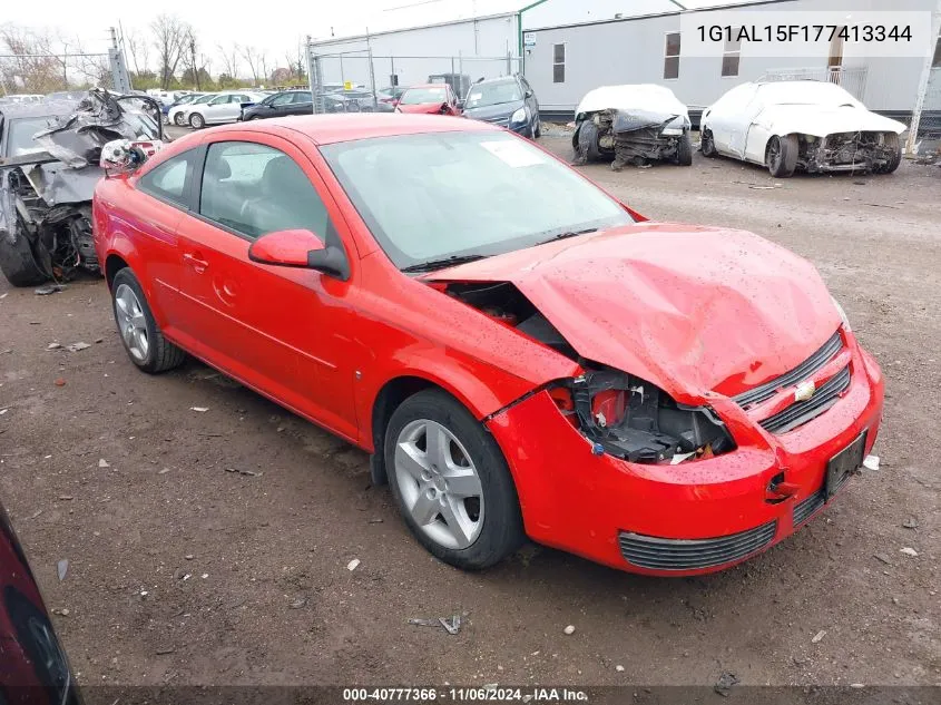 2007 Chevrolet Cobalt Lt VIN: 1G1AL15F177413344 Lot: 40777366