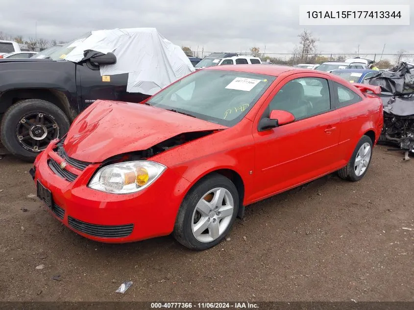 2007 Chevrolet Cobalt Lt VIN: 1G1AL15F177413344 Lot: 40777366