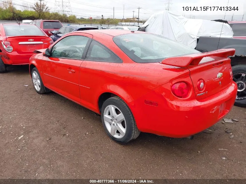 2007 Chevrolet Cobalt Lt VIN: 1G1AL15F177413344 Lot: 40777366