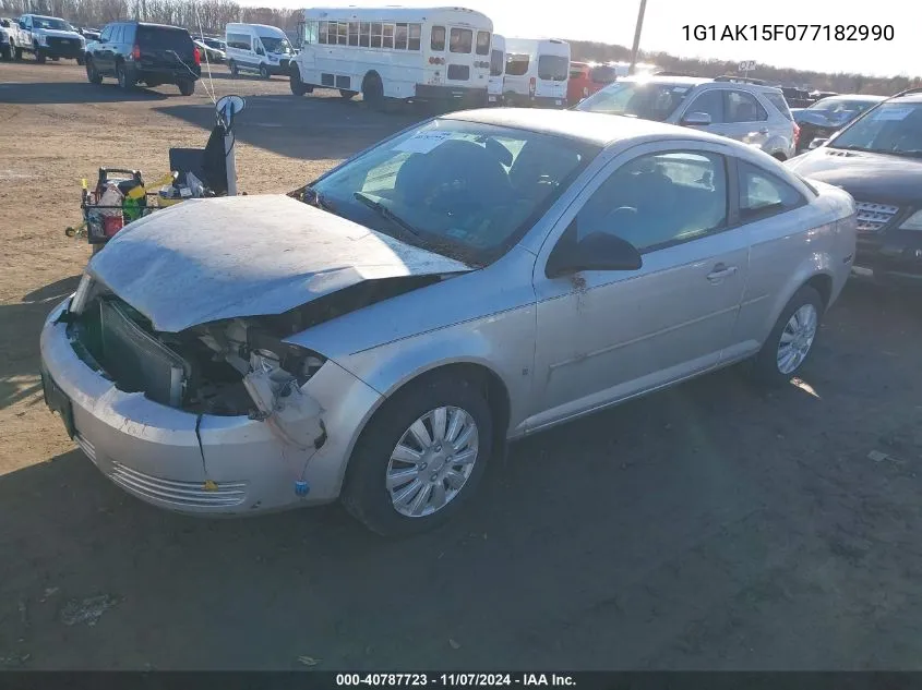 2007 Chevrolet Cobalt Ls VIN: 1G1AK15F077182990 Lot: 40787723