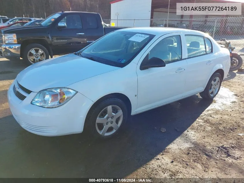 2007 Chevrolet Cobalt Ls VIN: 1G1AK55F077264189 Lot: 40793618