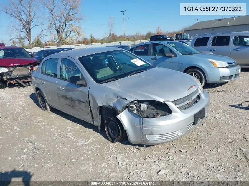 2007 Chevrolet Cobalt Ls VIN: 1G1AK55F277370322 Lot: 40804837