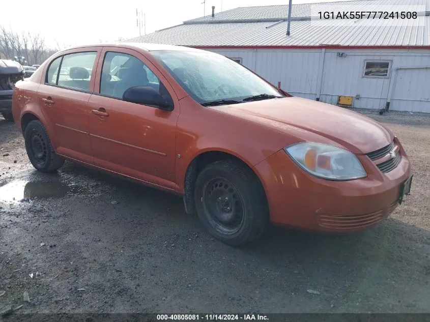 2007 Chevrolet Cobalt Ls VIN: 1G1AK55F777241508 Lot: 40805081