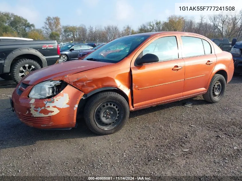 2007 Chevrolet Cobalt Ls VIN: 1G1AK55F777241508 Lot: 40805081