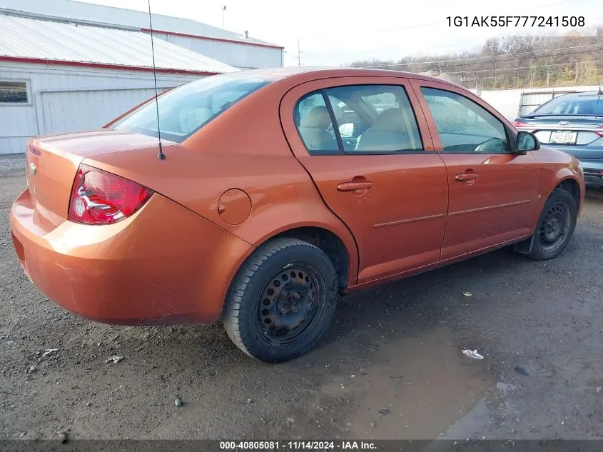 2007 Chevrolet Cobalt Ls VIN: 1G1AK55F777241508 Lot: 40805081