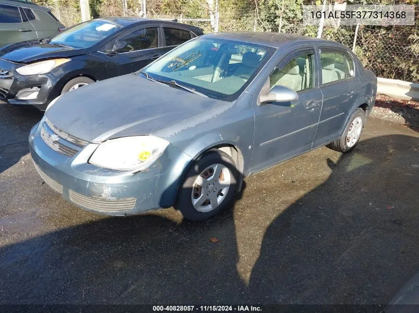 2007 Chevrolet Cobalt Lt VIN: 1G1AL55F377314368 Lot: 40828057