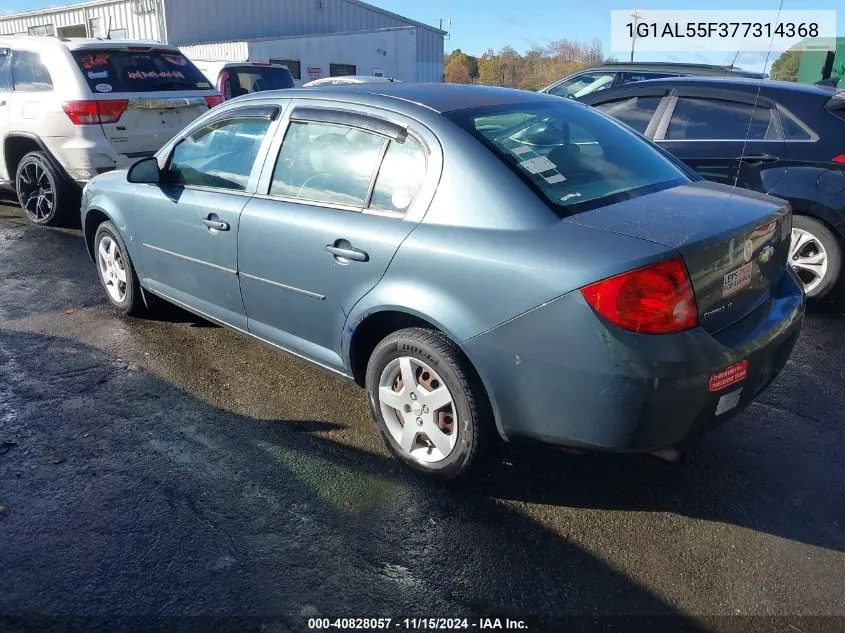 2007 Chevrolet Cobalt Lt VIN: 1G1AL55F377314368 Lot: 40828057