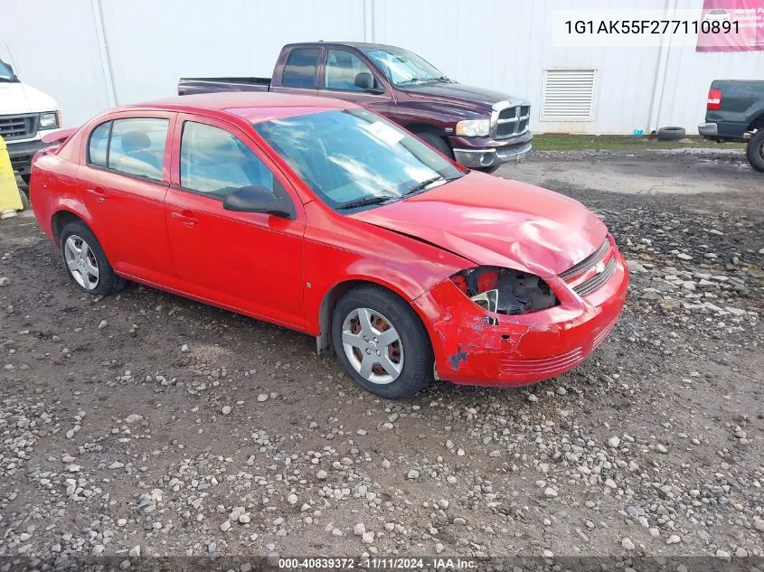 2007 Chevrolet Cobalt Ls VIN: 1G1AK55F277110891 Lot: 40839372