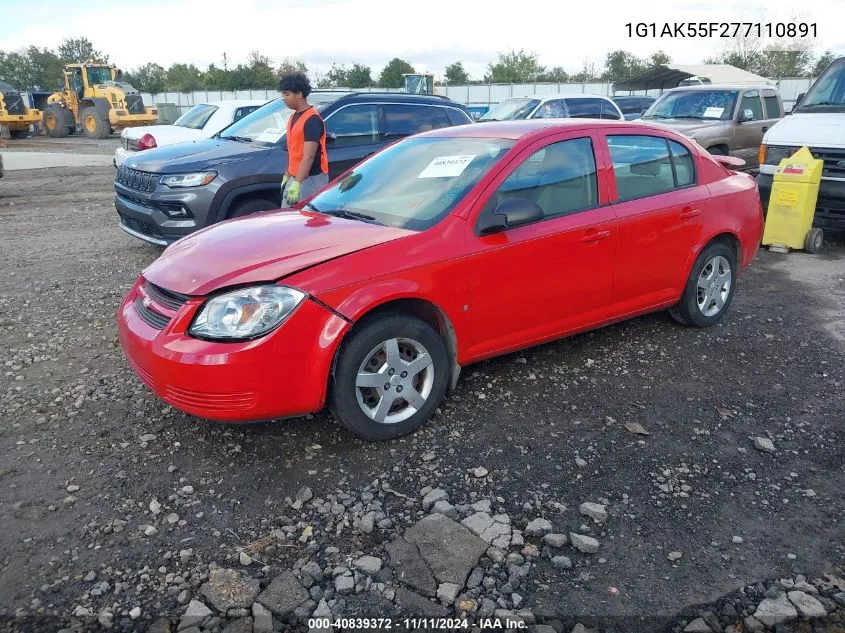 2007 Chevrolet Cobalt Ls VIN: 1G1AK55F277110891 Lot: 40839372