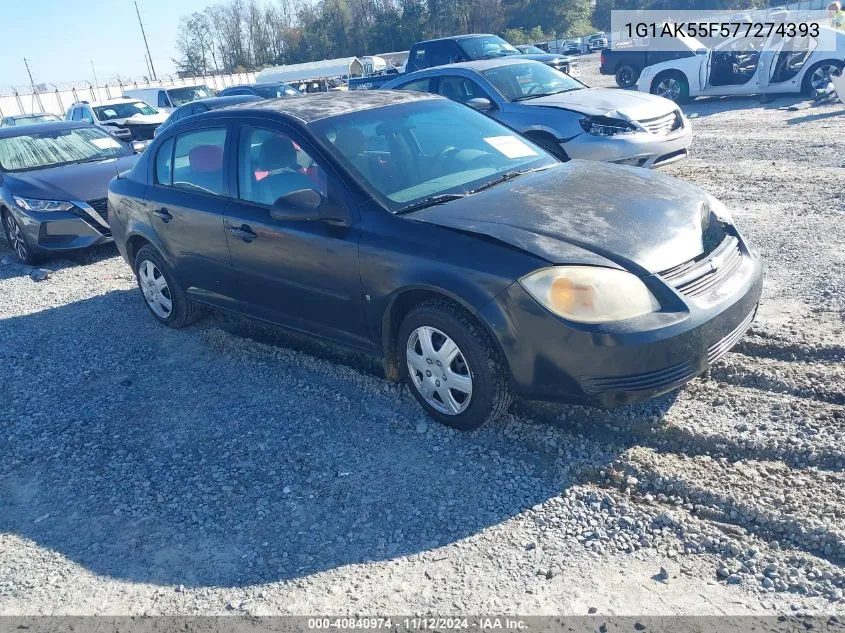 2007 Chevrolet Cobalt Ls VIN: 1G1AK55F577274393 Lot: 40840974